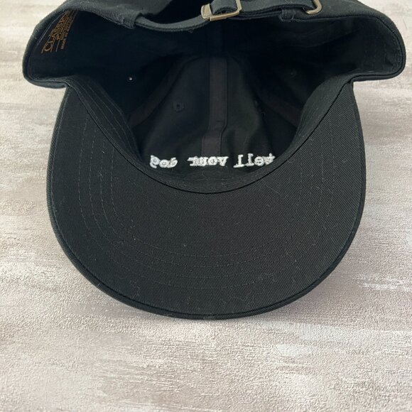 We Rate Dogs adjustable hat 100% cotton black and white - Picture 4 of 7